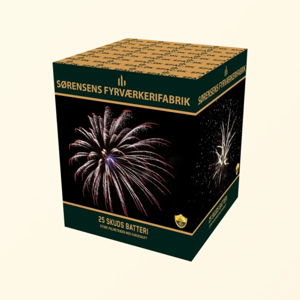 25 Skuds Batteri - Fra Sørensens Fyrværkerifabrik