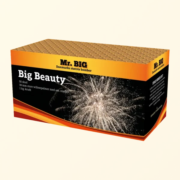 Big Beauty. 50 skud. 30 mm - Mr. BIG - Sørensens Fyrværkerifabrik