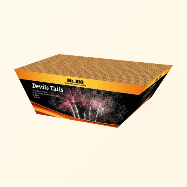 Devils Tail. Triple Bombs 50 skud. 30 mm. - Mr. BIG - Sørensens Fyrværkerifabrik