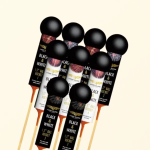 Raketsortiment 9 stk 1.5" Kugleraketter [155]