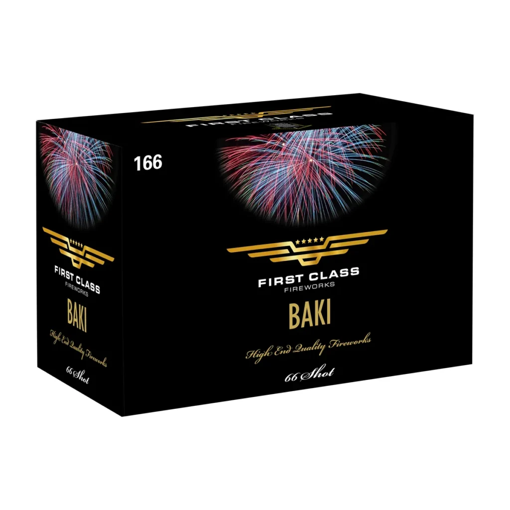 Baki fyrværkeribatteri fra First Class Fireworks