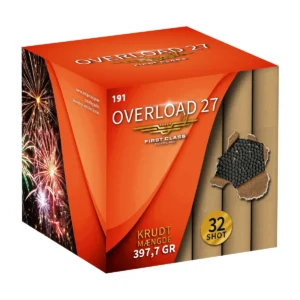 Overload 27 fyrværkeribatteri fra First Class Fireworks